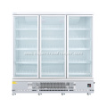 Upright single glass door display cooler